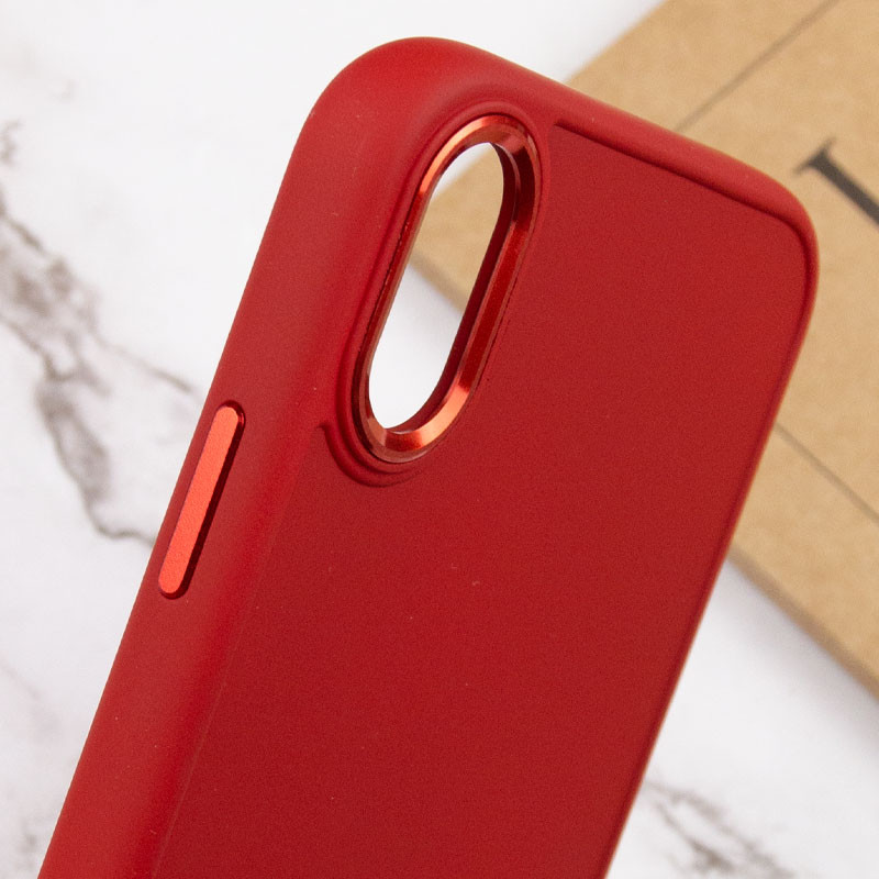 Купити TPU чохол Bonbon Metal Style на Apple iPhone XR (6.1") (Червоний / Red) на vchehle.ua