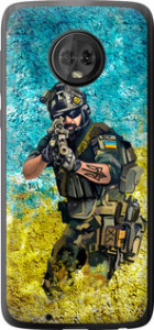 Чохол Воїн ЗСУ на Motorola Moto G6