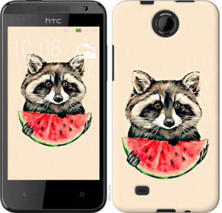 

Чохол Єнотик з кавуном на HTC Desire 300 799663