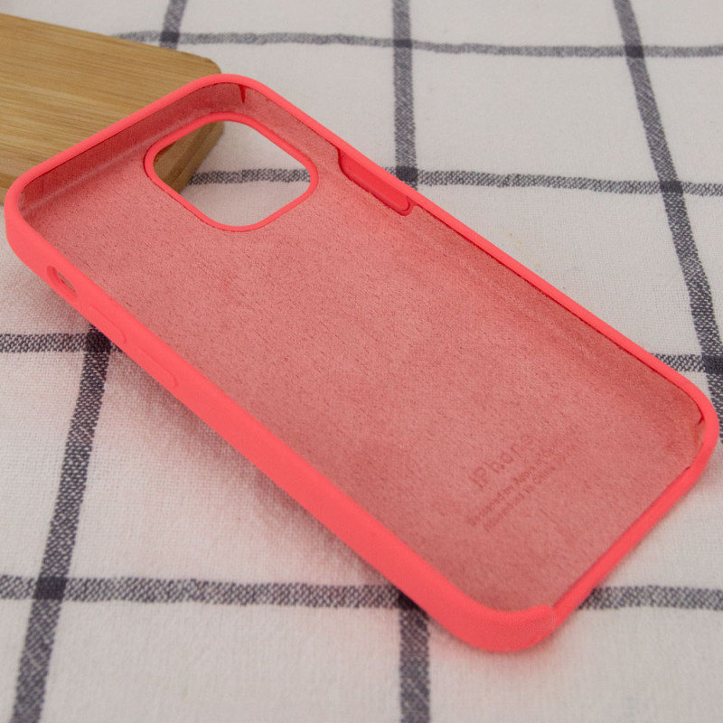 Фото Чехол Silicone Case (AA) для Apple iPhone 12 Pro Max (6.7") (Розовый / Hot Pink) в магазине vchehle.ua