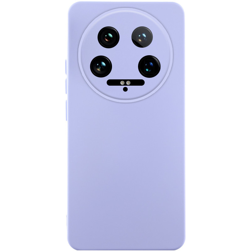 Чехол Silicone Cover Lakshmi Full Camera (AA) для Xiaomi 14 Ultra (Сиреневый / Dasheen)