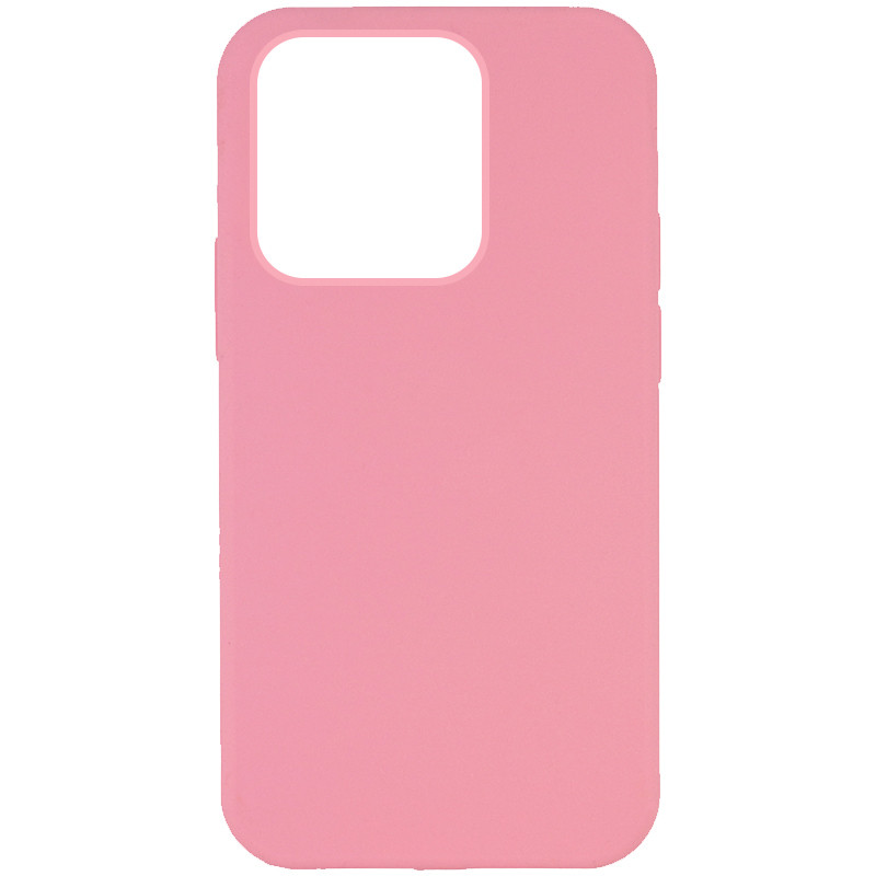 Чохол Silicone Case Full Protective (AA) NO LOGO на Apple iPhone 15 Pro Max (6.7") (Рожевий / Light pink)