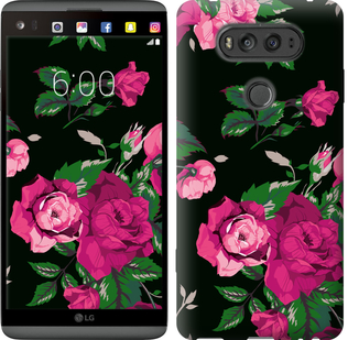 

Чохол Троянди на чорному тлі на LG V20 546975
