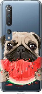 Чехол Мопс и арбуз для Motorola G8 Plus