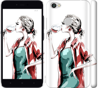 

Чехол Девушка с бокалом для Xiaomi Redmi Y1 841645