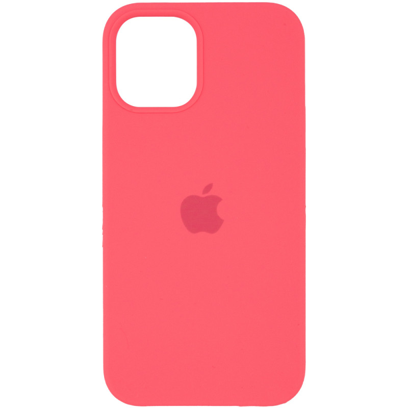 Чохол Silicone Case (AA) на Apple iPhone 12 Pro Max (6.7") (Рожевий / Hot Pink)