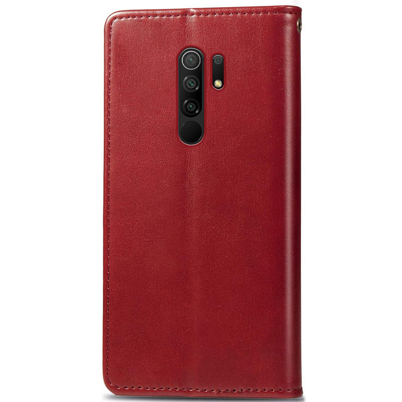 Фото Шкіряний чохол книжка GETMAN Gallant (PU) для Xiaomi Redmi 9 (Червоний) на vchehle.ua