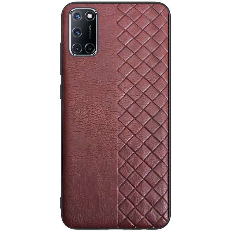 

Кожаная накладка WeaveSide (PU) для Oppo A92 (Темно-коричневый) 1016866