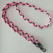Фото Плетенный шнурок (5мм) 120см (Black / Pink / White) на vchehle.ua