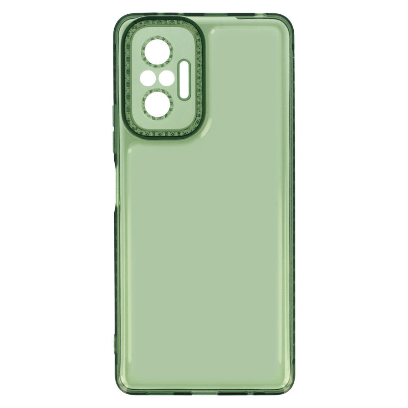 Чохол TPU Starfall Clear на Xiaomi Redmi Note 10 Pro / 10 Pro Max (Зелений) в магазині vchehle.ua