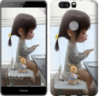 

Чехол Милая девочка с зайчиком для Huawei Honor V8 669362