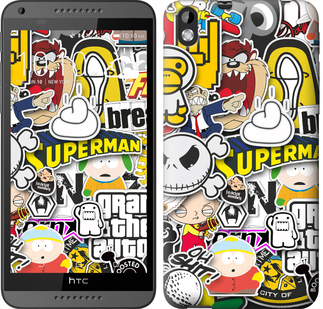 

Чехол Popular logos для HTC Desire 816 627893