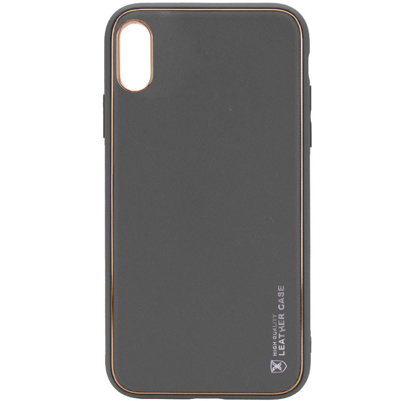 

Шкіряний чохол Xshield для iPhone X (5.8") (Сірий / Gray) 1133776