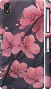 Чохол Пурпурна сакура на Sony Xperia Z2 D6502/D6503
