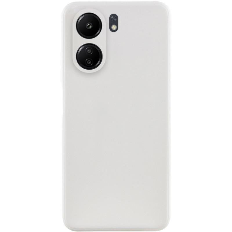 Силиконовый чехол Candy Full Camera для Xiaomi Redmi 13C / Poco C65 (Белый / White)