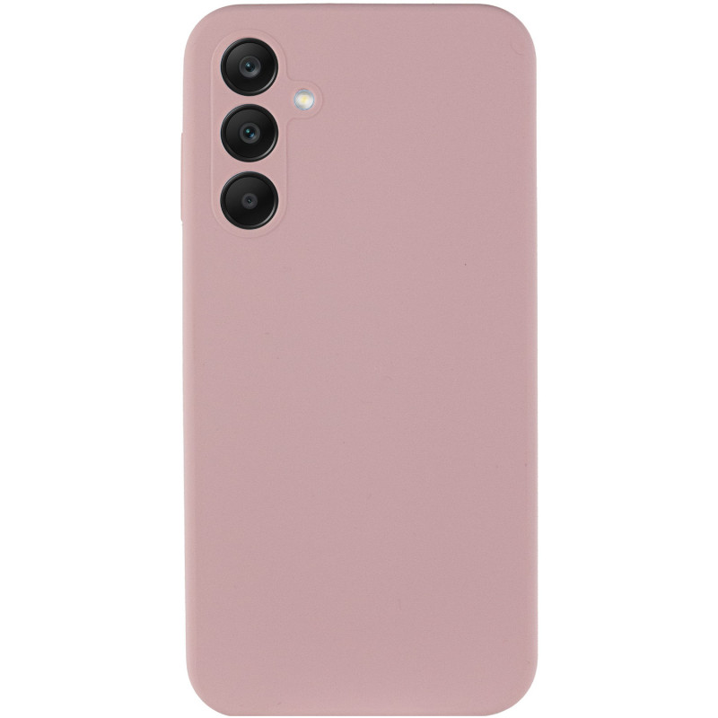 Фото Чехол Silicone Cover Lakshmi Full Camera (AAA) для Samsung Galaxy S24 FE (Розовый / Pink Sand) на vchehle.ua