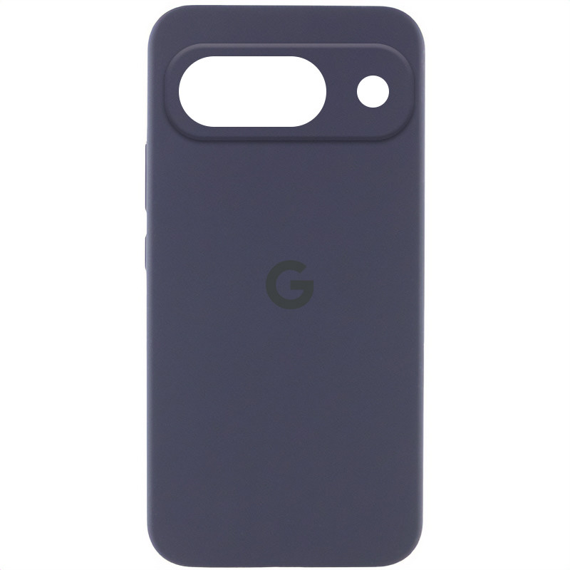 Чехол Silicone Cover Lakshmi Full Camera (AAA) with Logo для Google Pixel 9 (Серый / Dark Gray)