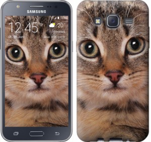 Чохол Смугастий котик на Samsung Galaxy J5 (2015) J500H