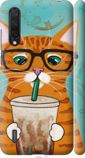Чехол Зеленоглазый кот в очках для Xiaomi Mi CC9