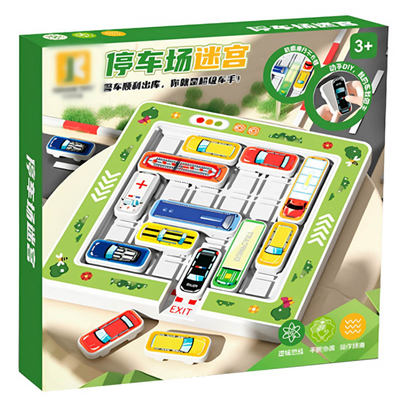 Портативна інтерактивна гра-лабіринт SHT KJ131-3 Move Car Parking (Colorful) в магазині vchehle.ua