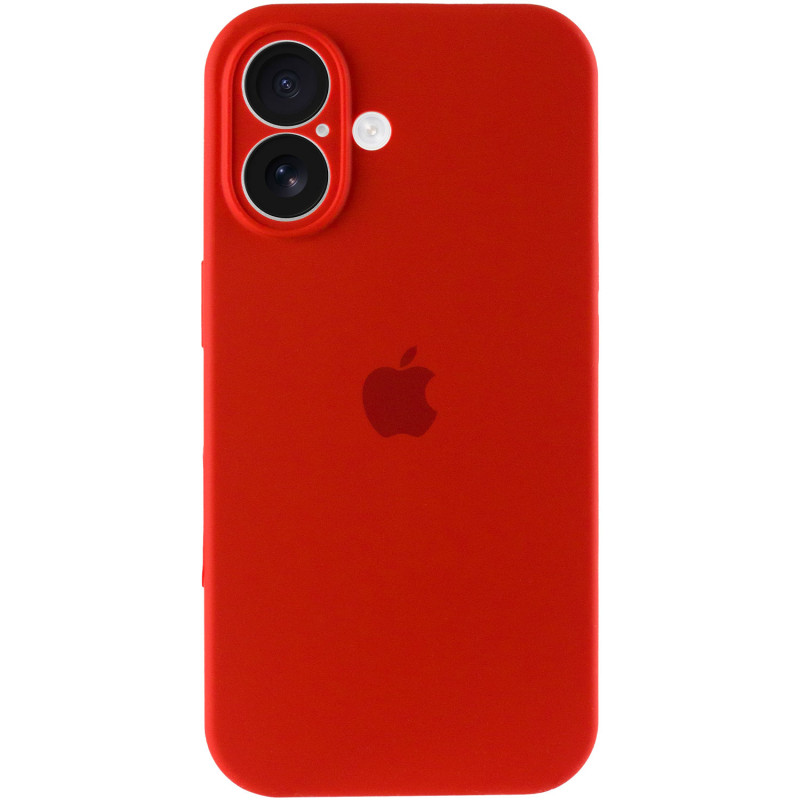 Фото Чохол Silicone Case Full Camera Protective (AA) на Apple iPhone 16 (6.1") (Червоний / Red) на vchehle.ua