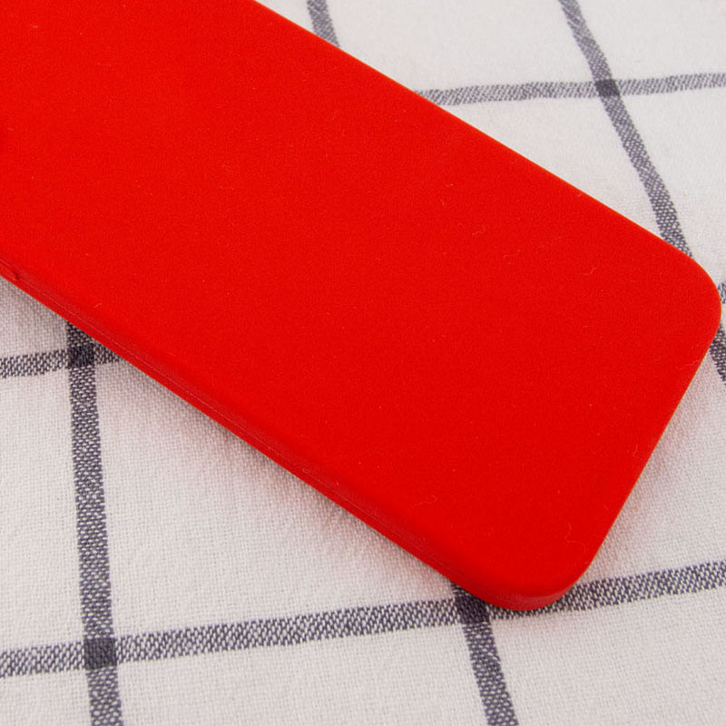 Фото Silicone Case Square Full Camera Protective (AA) NOLOGO на Apple iPhone XR (6.1") (Червоний / Red) в маназині vchehle.ua