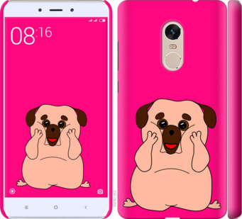

Чехол Весёлый мопс для Xiaomi Redmi Note 4 928499