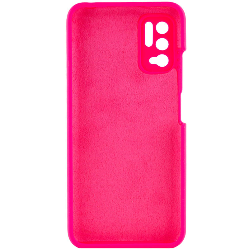 Фото Чехол Silicone Cover Full Camera (AAA) для Xiaomi Redmi Note 10 5G / Poco M3 Pro (Розовый / Shiny pink) в магазине vchehle.ua