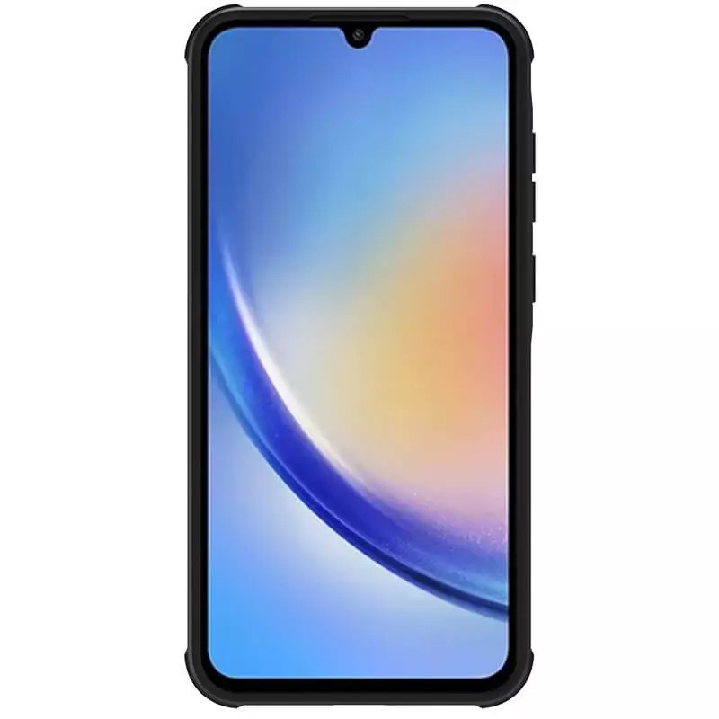 Карбоновая накладка Nillkin CamShield Pro Magnetic для Samsung Galaxy A35 (Black) в магазине vchehle.ua