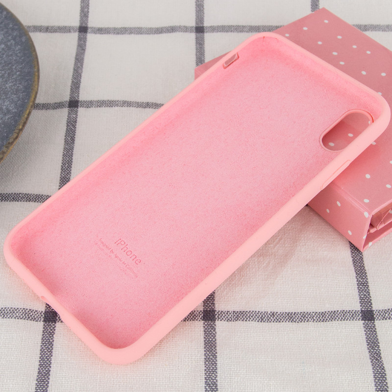 Фото Чехол Silicone Case Full Protective (AA) для Apple iPhone XS Max (6.5") (Розовый / Pink) в магазине vchehle.ua