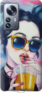 Чехол Арт-девушка в очках для Xiaomi 12 Pro