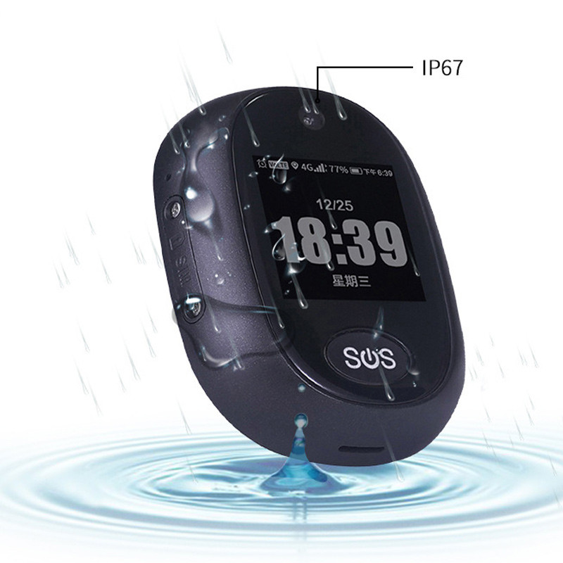 Фото Трекер GPS V45 Tracker Pendant with display SIM (4GLTE with 2GGSM fallback) 600mAh (Black) в магазине vchehle.ua