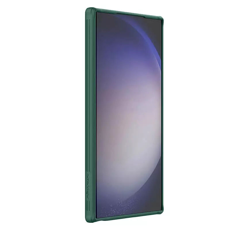 Карбоновая накладка Nillkin Camshield Prop для Samsung Galaxy S24 Ultra (Deep Green) в магазине vchehle.ua