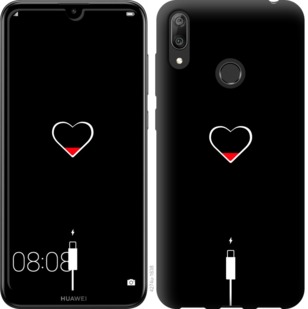 

Чехол Подзарядка сердца для Huawei Y7 (2019) 721478