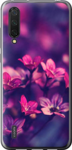 Чехол Пурпурные цветы для Xiaomi Mi 9 Lite