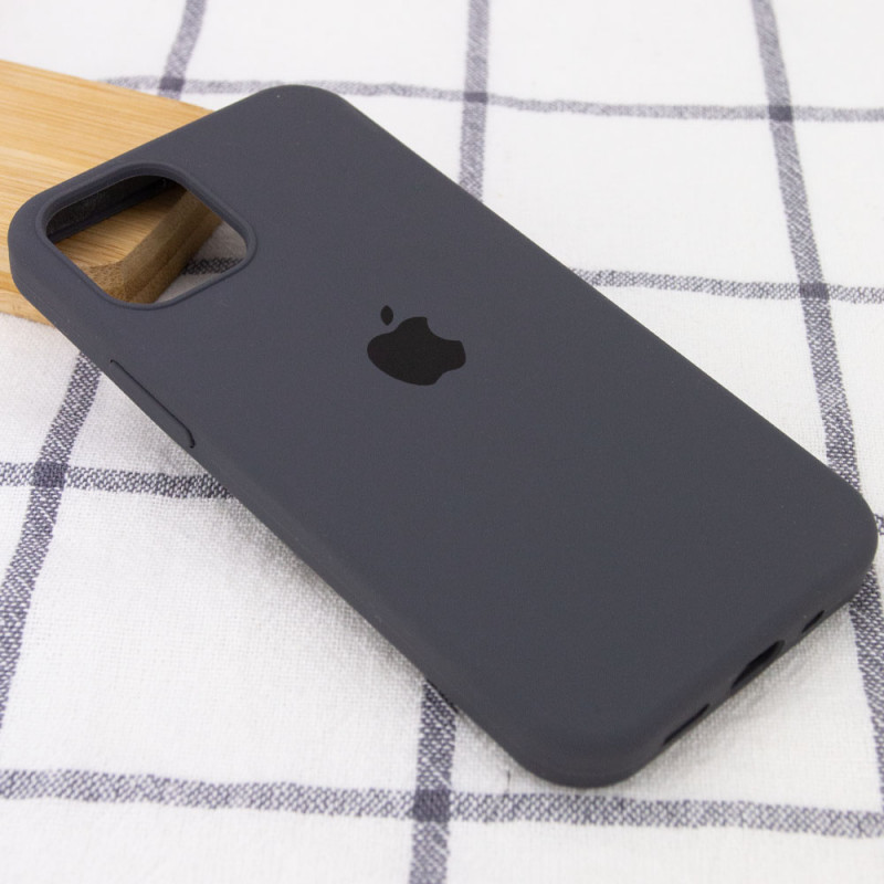 Фото Чехол Silicone Case Full Protective (AA) для Apple iPhone 15 Plus (6.7") (Серый / Dark Gray) на vchehle.ua