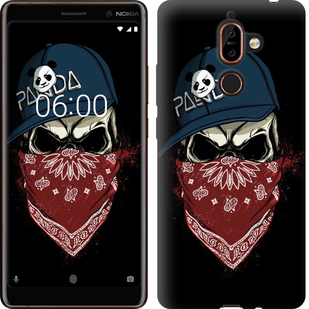 

Чохол Череп в кепці на Nokia 7 Plus 635802
