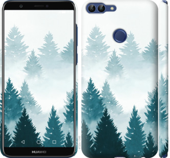 

Чехол Акварельные Елки для Huawei P smart 862781