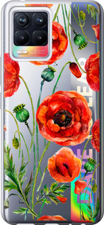 

Чехол Нарисованные маки для Realme 8 1633891