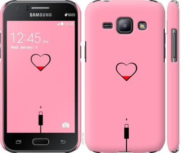 

Чохол Підзарядка сердца1 на Samsung Galaxy J1 J100H 730054