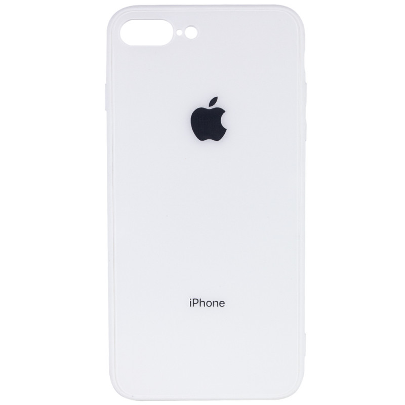 

TPU+Glass чехол GLOSSY Logo Full camera для iPhone 7 plus (5.5") (Белый) 1102141