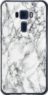 Чохол Мармур білий на Asus Zenfone 3 ZE552KL