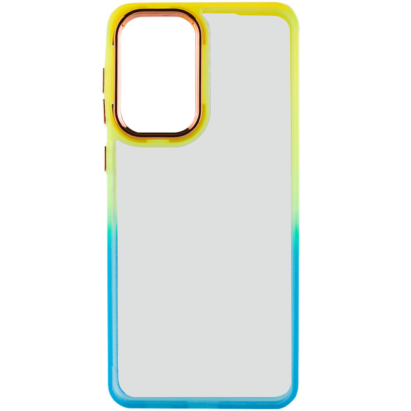 Фото Чохол TPU+PC Fresh sip series на Samsung Galaxy A55 (Бірюзовий / Помаранчевий) на vchehle.ua