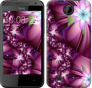 

Чехол Цветочная мозаика для HTC Desire 300 120949