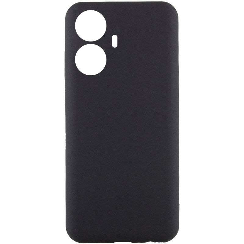 Чохол Silicone Cover Lakshmi Full Camera (AAA) на Realme 10 Pro+ (Чорний / Black)
