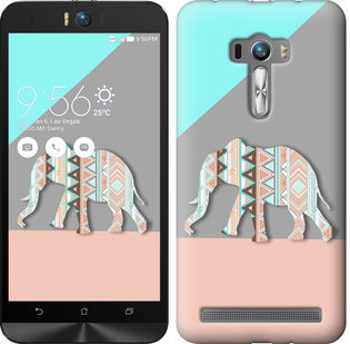 

Чехол Узорчатый слон для Asus ZenFone Selfie ZD551KL 224864