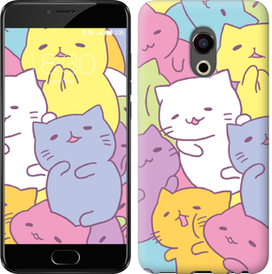 Чехол Котики для Meizu Pro 6
