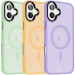 TPU+PC чохол Metal Buttons with Magnetic Safe Colorful на Apple iPhone 16 (6.1")