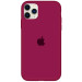 Чехол Silicone Case Full Protective (AA) для Apple iPhone 11 Pro (5.8") (Бордовый / Maroon)