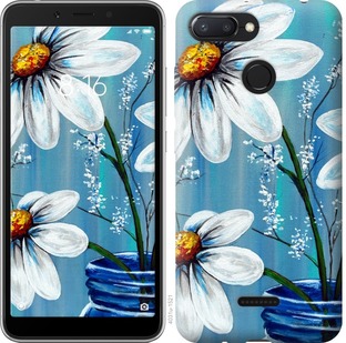 

Чехол Красивые арт-ромашки для Xiaomi Redmi 6 672785